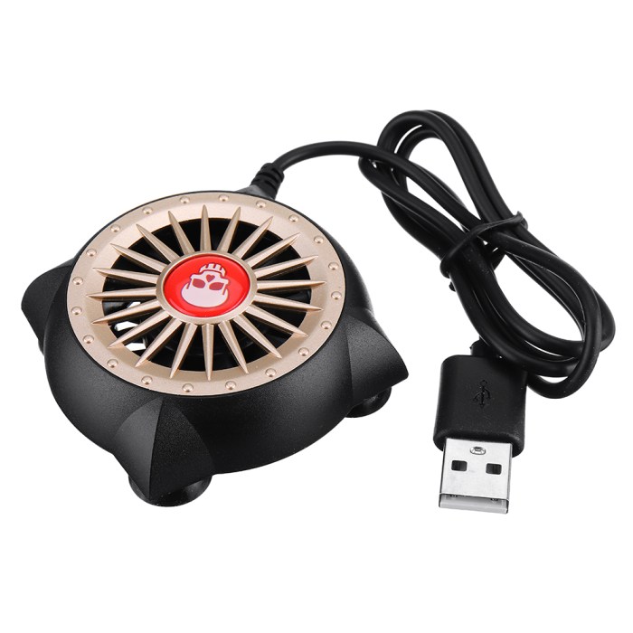New Portable Mobile Phone Cooler USB Cooling Fan Game Shooter Mute ... Cooling fan for gaming phones