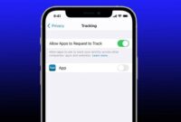 App tracking transparency