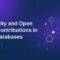 Open source contributions
