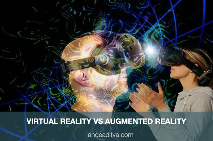 Virtual reality vs Augmented reality - Ande Aditya Augmented reality vs virtual reality